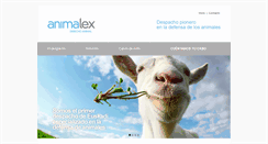 Desktop Screenshot of animalexabogados.com